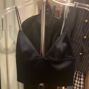 T by Alexander Wang Bustier Bralette Crop Top
